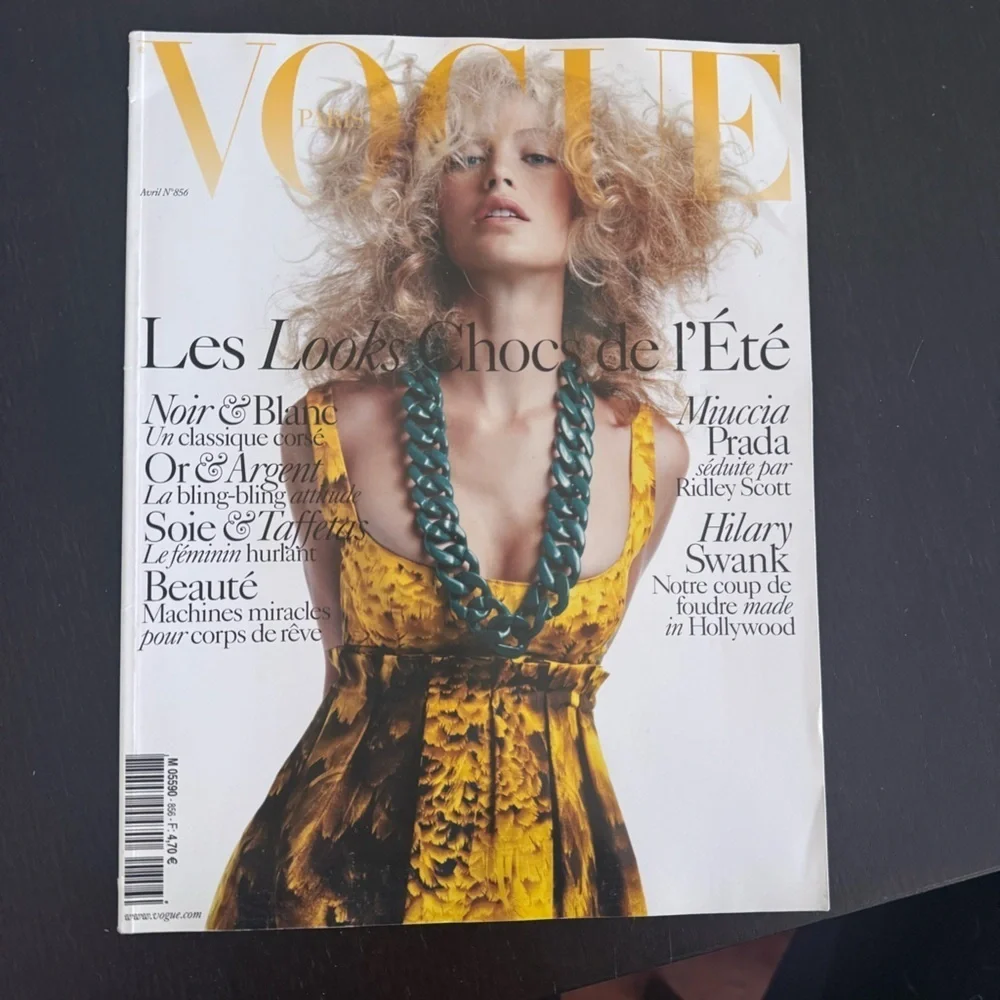 VOGUE Paris magazine 856 April 2005 Poiblanc Inez Werbowy Jansson Swank Sorrenti